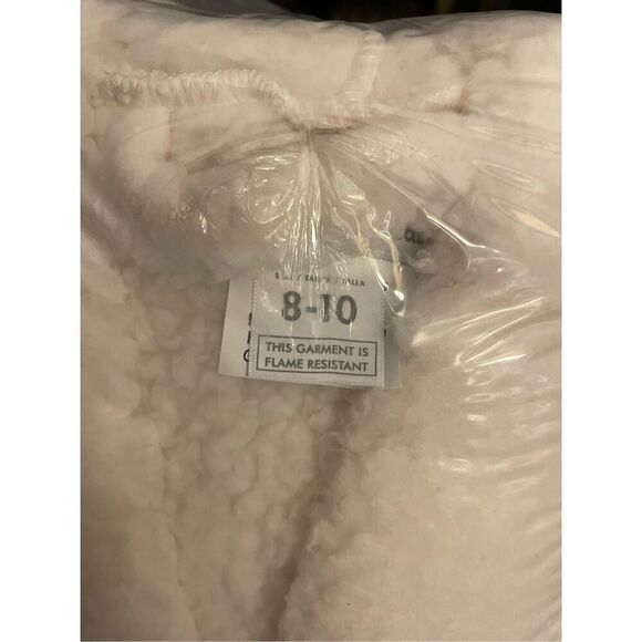Pottery Barn Kids Solid Sherpa Robe 8-10 Large - Picture 6 of 7